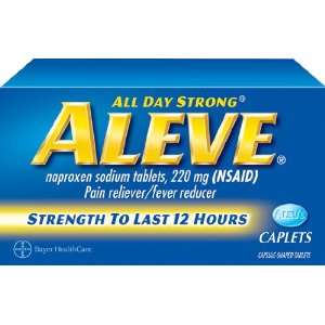  Aleve All Day Strong Pain Reliever, Fever Reducer, 100 