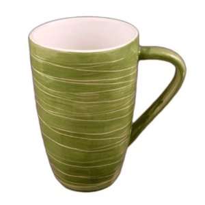 Starbucks Coffee LIGHT GREEN SCRIBE Mug 14 oz 2008 Collection:  