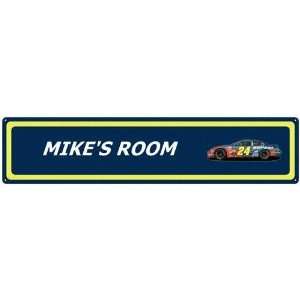  Jeff Gordon Personalized Room Sign