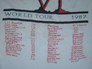 1987 CIRCLE JERKS VINTAGE TOUR T SHIRT OG BAD OTIS LIMITED RUN! RARE 