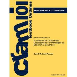   9781618121103) Cram101 Textbook Reviews, Deborah E. Bouchoux Books