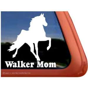  WALKER MOM ~ Tennessee Walking Horse Trailer Vinyl Window 