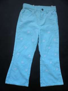 Girls Lands End Snowflake Pants Size 4 Years  