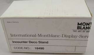 Montblanc   Set of 3 New Deco Pen Display Stands In Box  