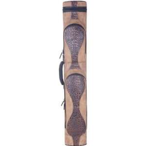  Sterling Tan/Brown Wave Pool Cue Case for 3 cues Sports 