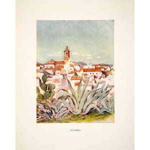  1905 Color Print Algeciras Seaport Spain Bay Gibraltar Rio 