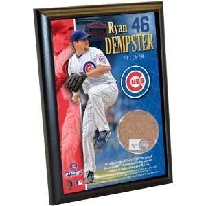  MLB Chicago Cubs Ryan Dempster 4 by 6 Inch Dirt Plaque 