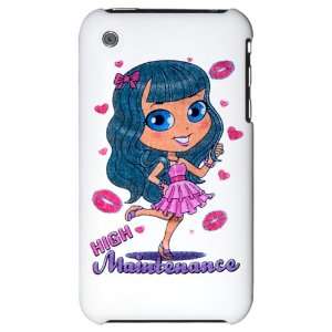   iPhone 3G Hard Case High Maintenance Girl with Kisses: Everything Else