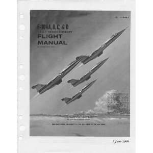    Lockheed F 104 A B C D Aircraft Flight Manual: Lockheed: Books