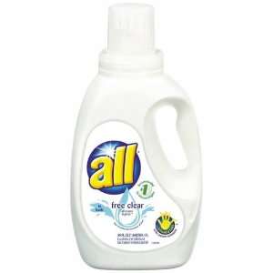  All Liquid Laundry Detergent, Free Clear Allergen Fighter 