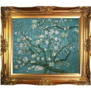 Overstock Art Van Gogh, Branches of an Almond Tree in Blossom   32W x 