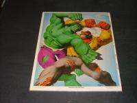 Marvel Super Hero Portfolios 4 Hulk Color Prints 11 X 14 Sealed 