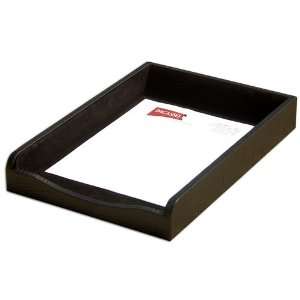  DACASSO Black Crocodile Embossed Leather Legal Tray 