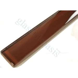  Hot Cocoa Liners Brown Glass Liners Glossy Glass Tile 