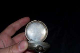 Rare Fine Antique LINHERR New York Silver Pocket Watch  