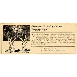  1899 Ad Diamond Worship Wage War C H Chase Mines Stone 851 