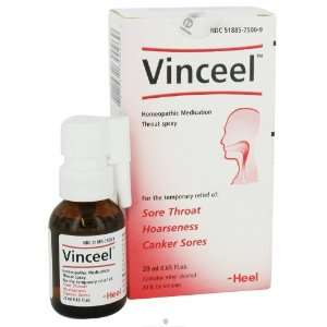  Heel Homeopathic Combinations Vinceel Throat Spray 0.65 fl 