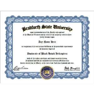  Black Hawk Helicopters Diploma   Heli Lover Diploma 