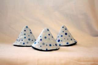 Blue Polka Dot Pee Pee Cone Covers For Baby Boys!  