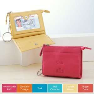    Baby Keepsake: Leather Keychain Wallet   Mandarin Orange: Baby