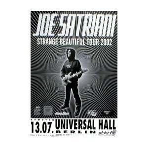   JOE SATRIANI Strange Beautiful Tour 2002 Music Poster: Home & Kitchen
