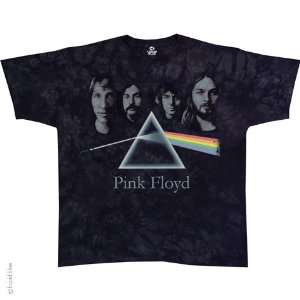  Pink Floyd   Dark Side Group Tie Dye T Shirt   Medium 