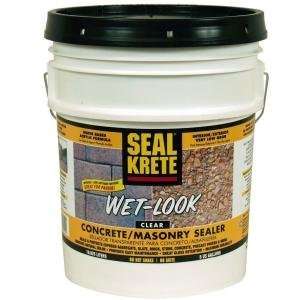  Seal Krete 601005 5gallon Wet Look Masonry Sealer