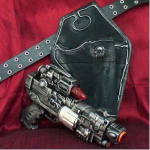 Steampunk GUN HOLSTER BELT Victorian laser light and sound Zombie Fall 