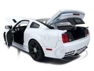 2007 SALEEN S281 E MUSTANG UNMARKED POLICE CAR 1:18 WHT  