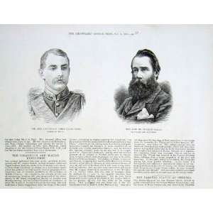  Portraits Lt James Allen Park, Charles Wahab 1882