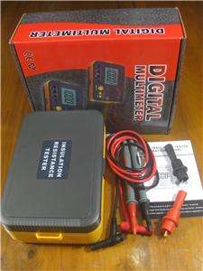   MegOhm Meter Insulation Tester VC60B+ DCV ACV resistance (new)  