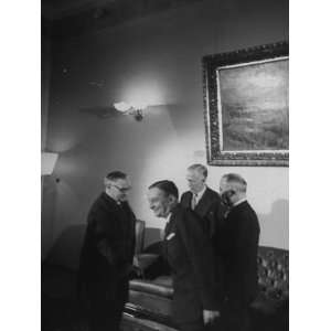 Ernest Bevin, Georges Bidault, George Marshall and Vyacheslav Molotov 