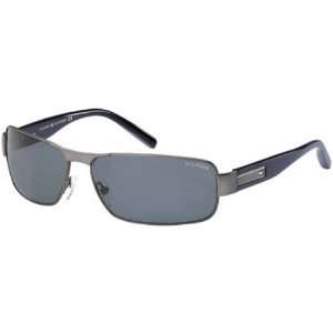 Tommy Hilfiger 1009/S Mens Designer Sunglasses   Dark Ruthenium/Smoke 