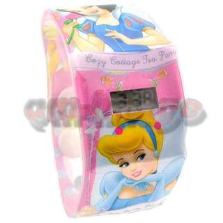   Cinderella Princess LED DIGITAL Plastic Strap Wrist Watch QT896  