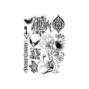  Prima Flowers Nature Garden Cling Stamps 3.5x5 postcard 