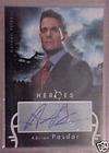 HEROES Season 1 AUTOGRAPH ADRIAN PASDAR NATHAN PETRELLI