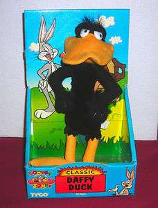WARNER BROTHERS LOONEY TUNES DAFFY DUCK TYCO 1994 10 PLUSH TOY  