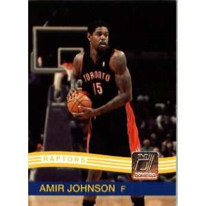  2010 / 2011 Donruss # 35 Amir Johnson Toronto Raptors NBA 
