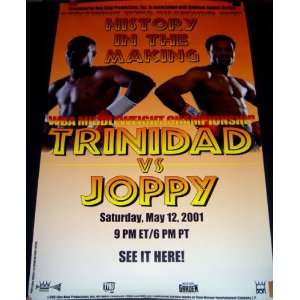  Trinidad Vs Joppy 2001 Championship Boxing Poster (Sports 