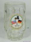 German Glass Stein 1972 American Europe Wandering Club  