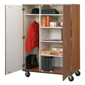  Stevens Industries Mobile Wardrobe Storage Cabinet w 