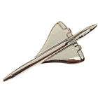 Concorde Aeroplane Tiepin/Lap​el Pin Badge Silver NEW