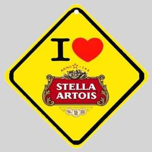 I Love Stella Artois Beer Logo Car Window Sign: Everything 