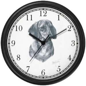  Dachshund Short Haired Dog (MS) Wall Clock by WatchBuddy 