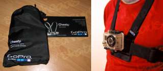 Wear your GoPro HD HERO around your chest to film the action from your 