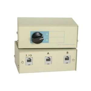  RJ11/12 2Way Manual Switch Box