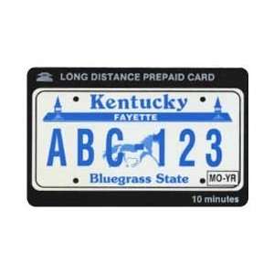   License Plate Bluegrass State (Horses In Design) 