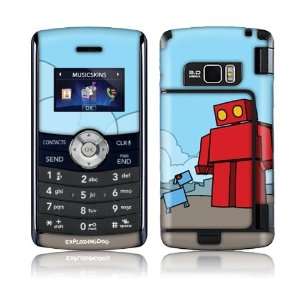   enV3  VX9200  EXPLODINGDOG  Red Robot Skin Cell Phones & Accessories