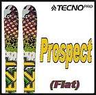09  10 TecnoPro Prospect Yellow Twin Tip Skis 166cm (Flat) NEW 