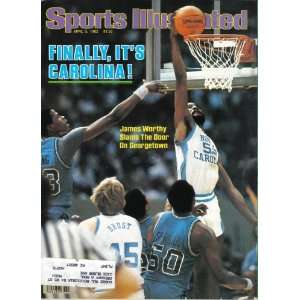 April 5, 1982, James Worthy of North Carolina, Patrick Ewing 